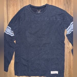 Abercrombie & Fitch Navy Blue Long Sleeve Shirt